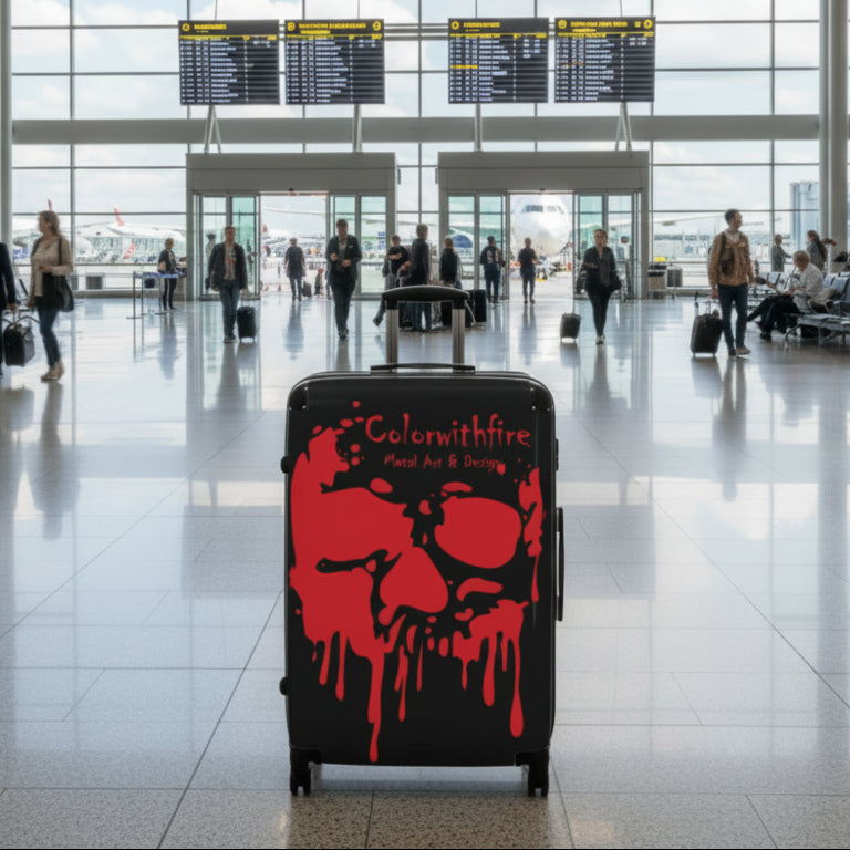 Z - Colorwithfire logo Suitcases