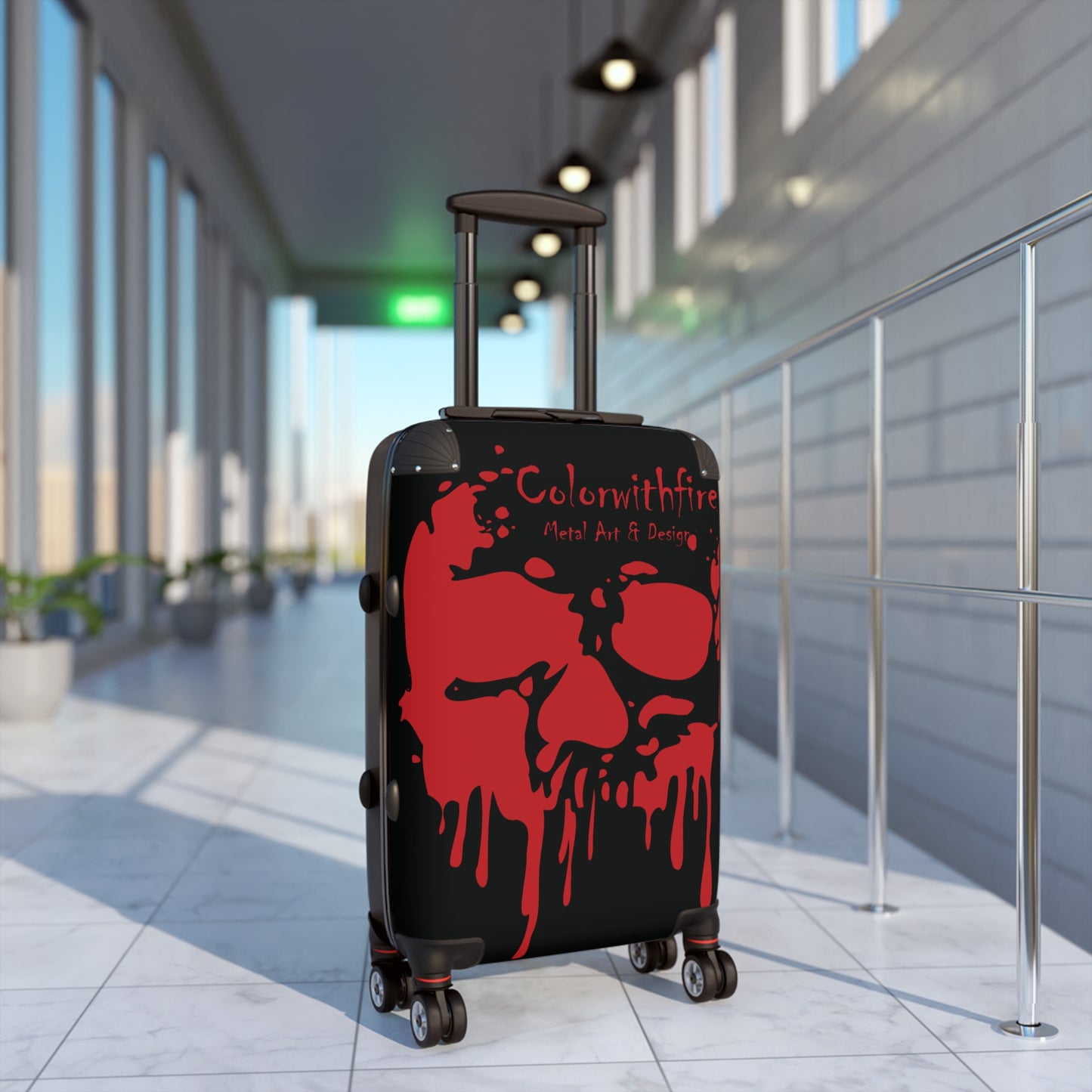 Z - Colorwithfire logo Suitcases