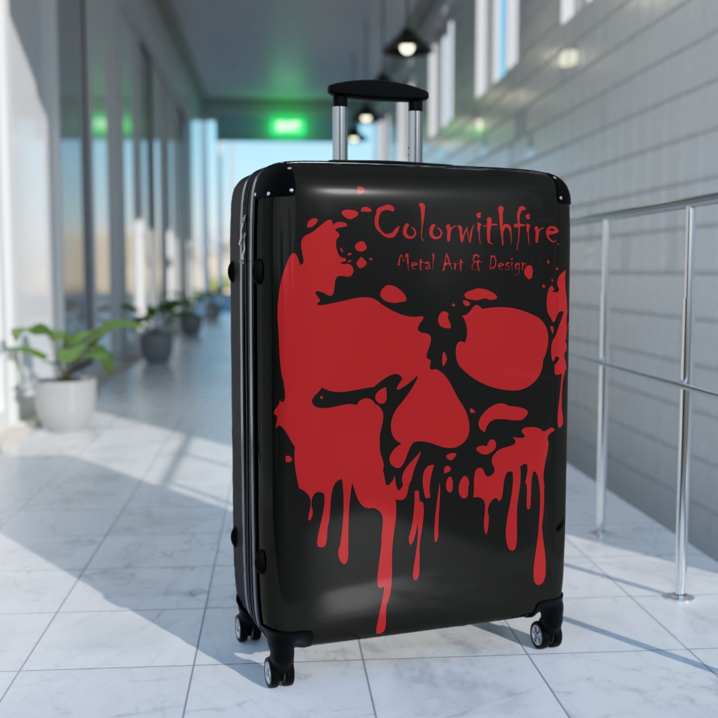 Z - Colorwithfire logo Suitcases