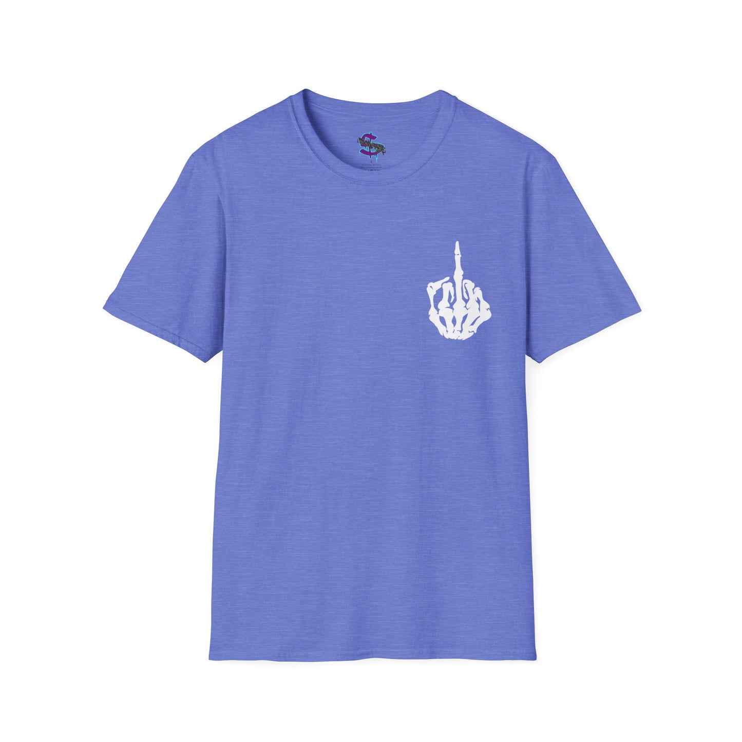 Z - Skeleton Flipping Off T-shirt