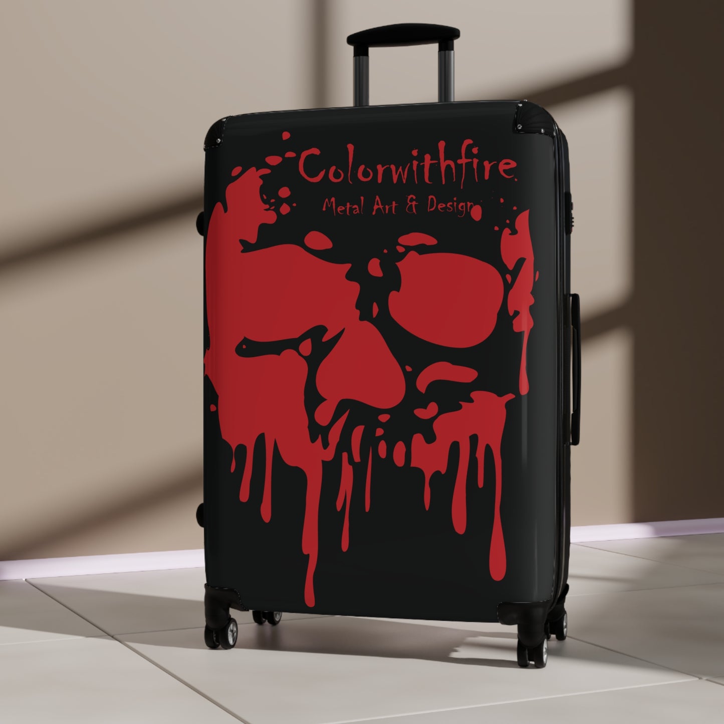 Z - Colorwithfire logo Suitcases