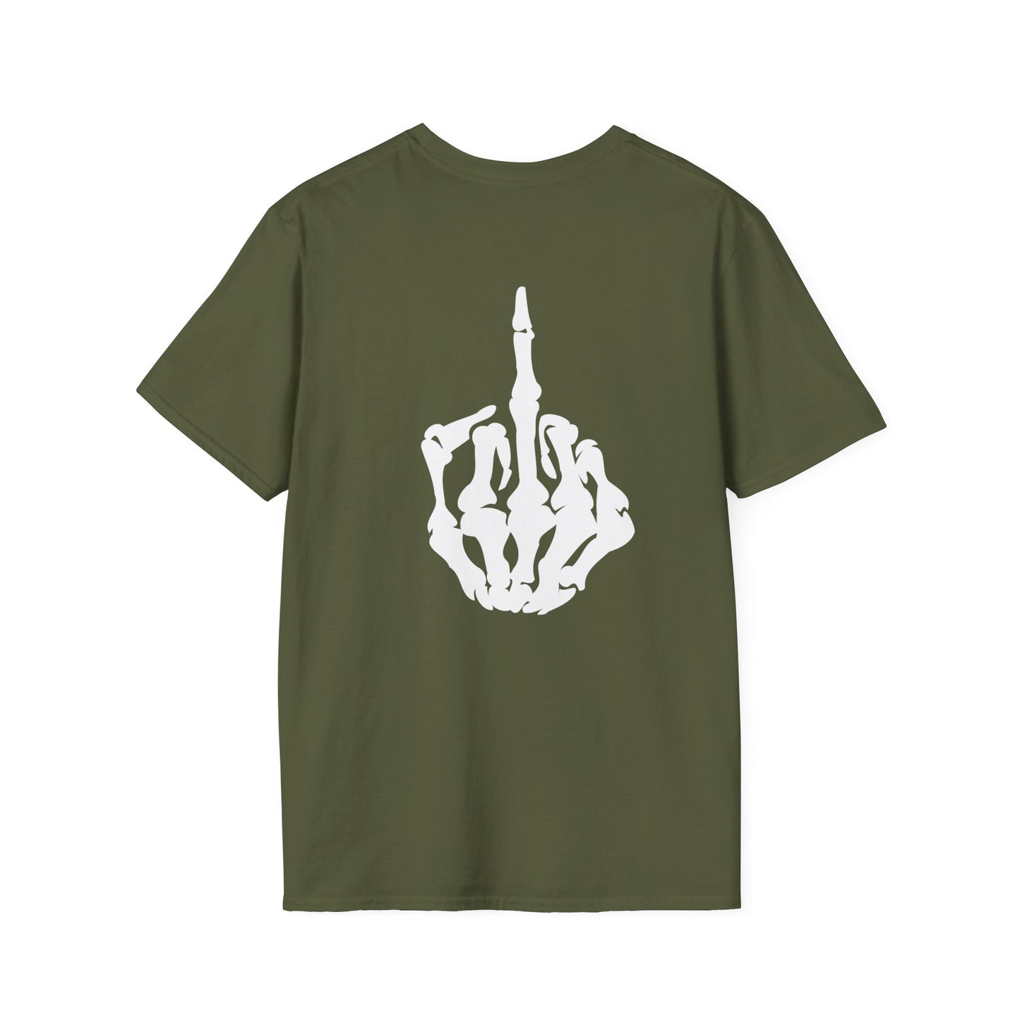 Z - Skeleton Flipping Off T-shirt