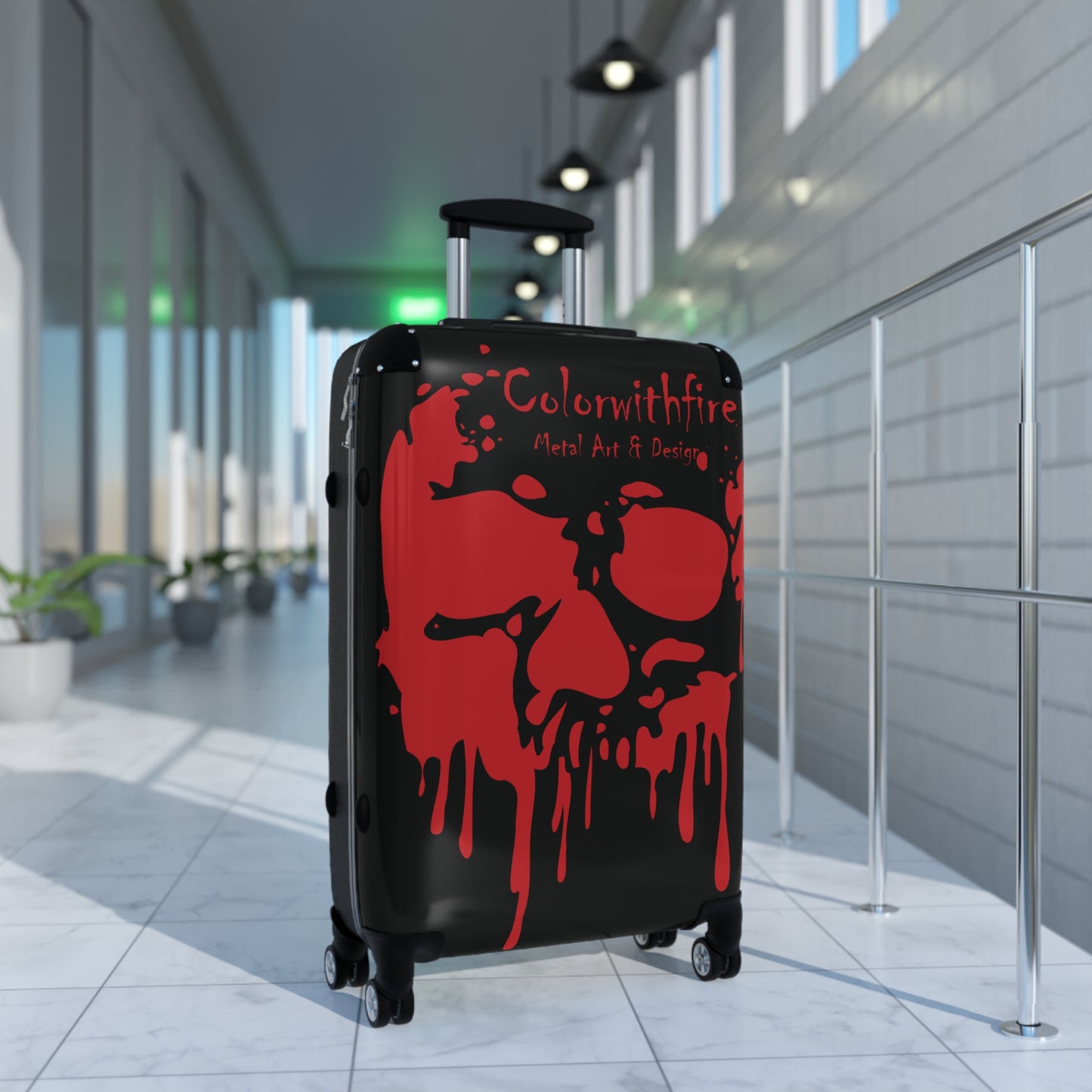 Z - Colorwithfire logo Suitcases