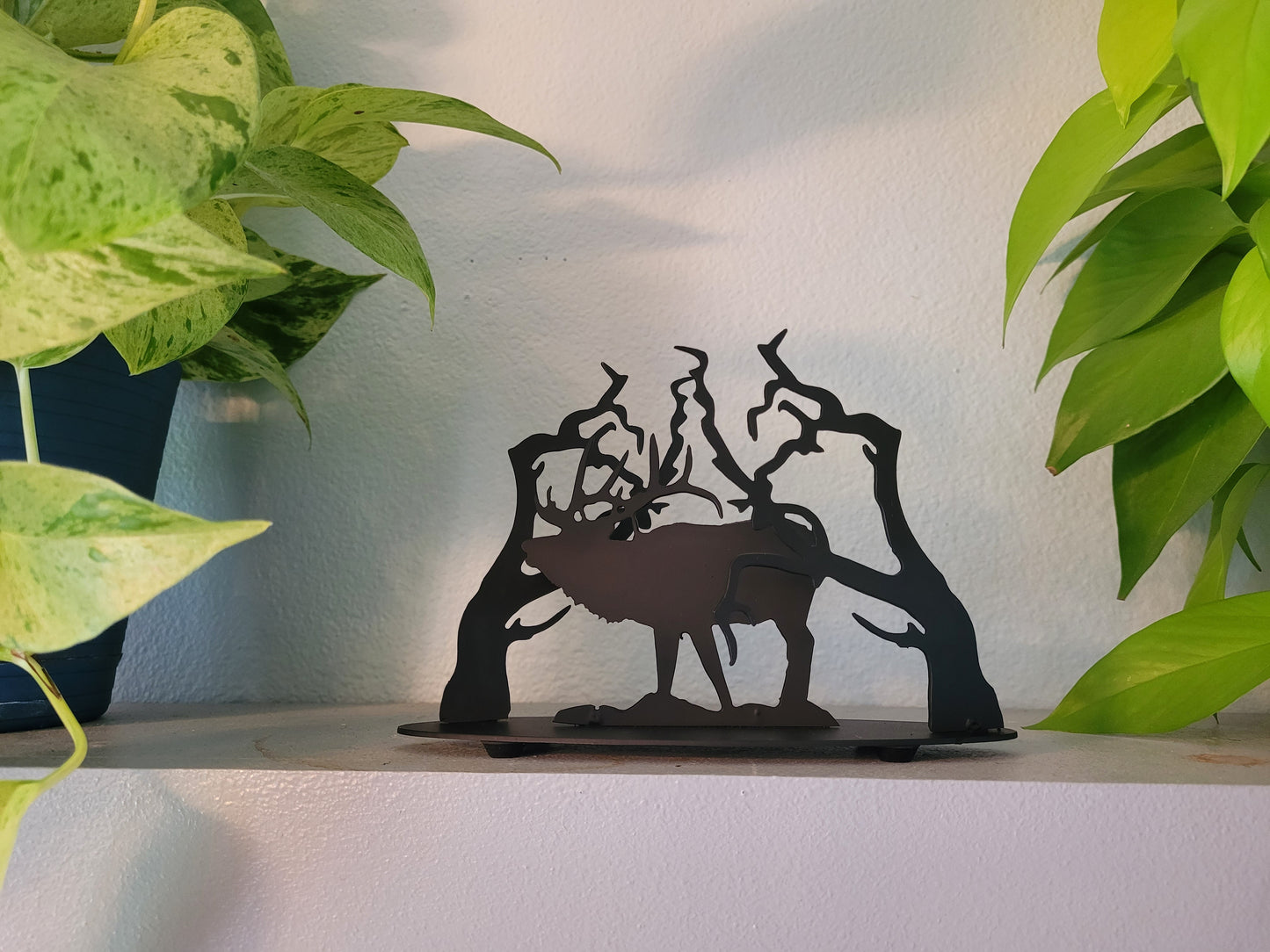 Sculpture - Elk in rut