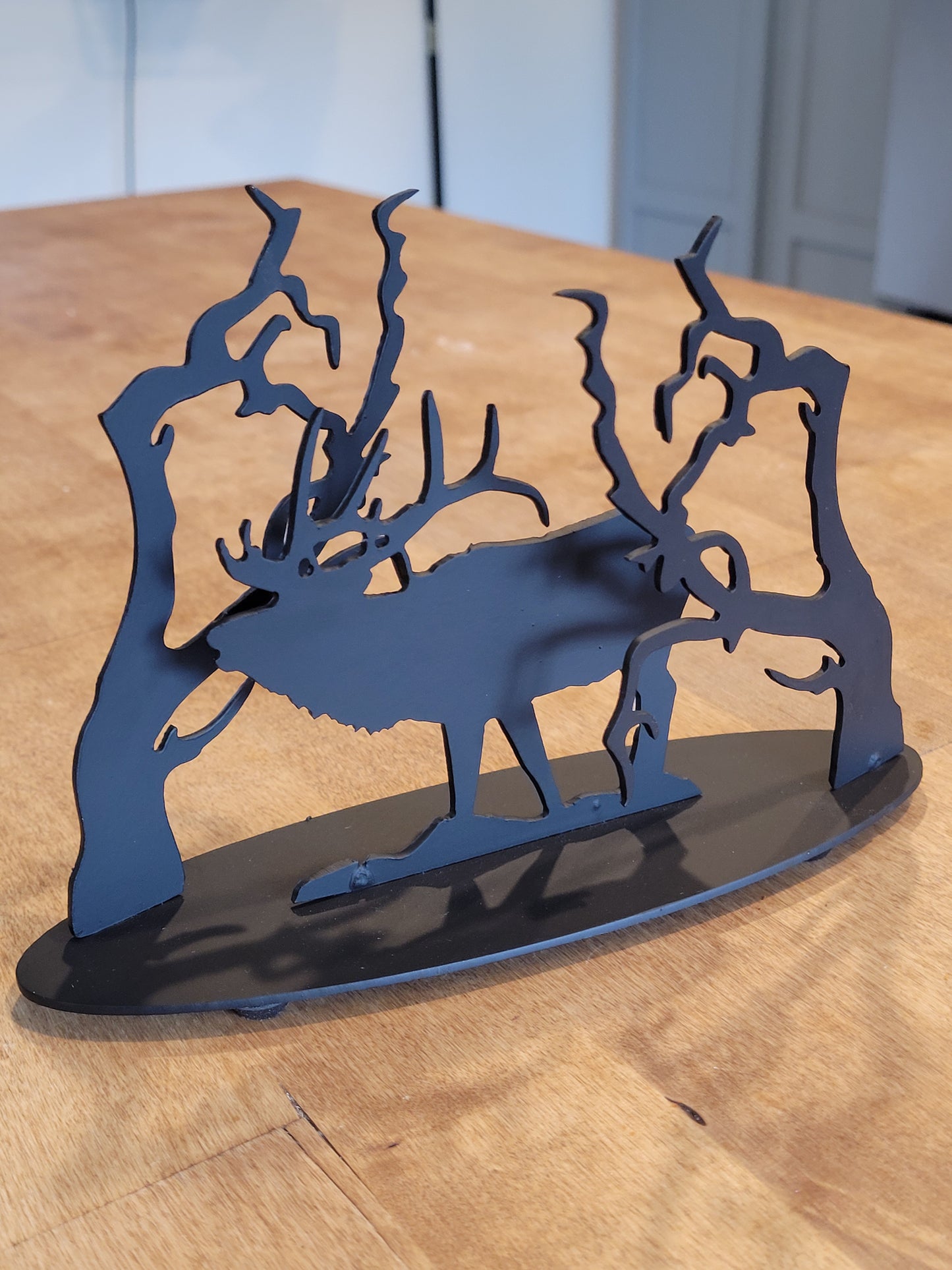 Sculpture - Elk in rut