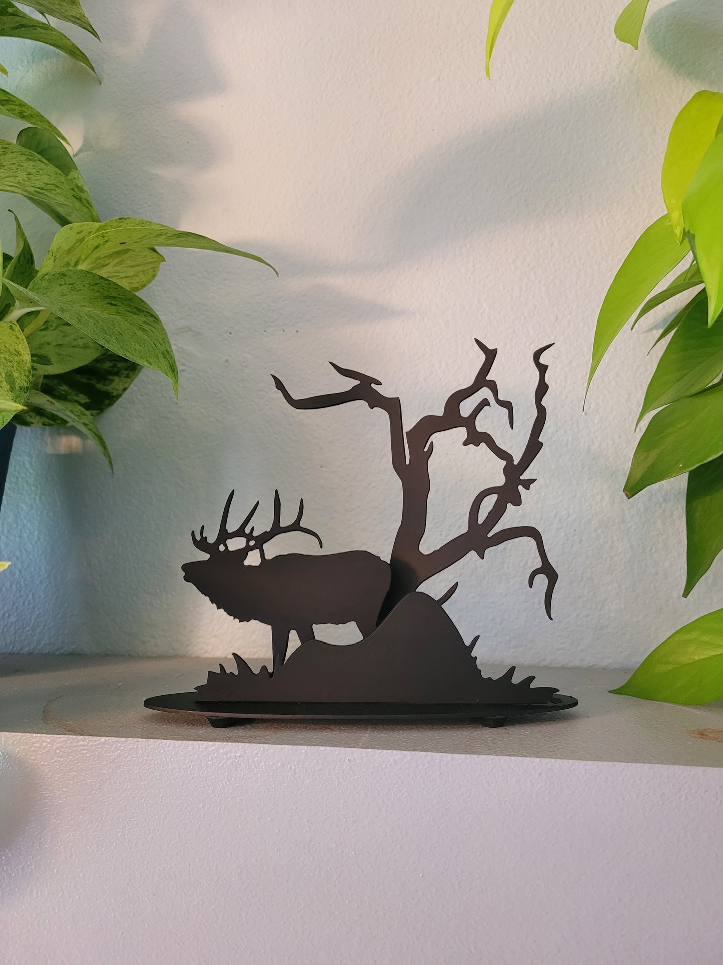 Sculpture - Elk in rut