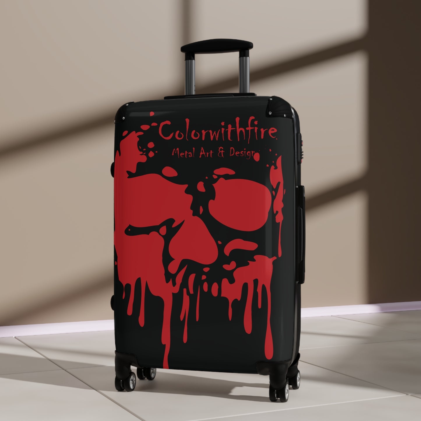 Z - Colorwithfire logo Suitcases