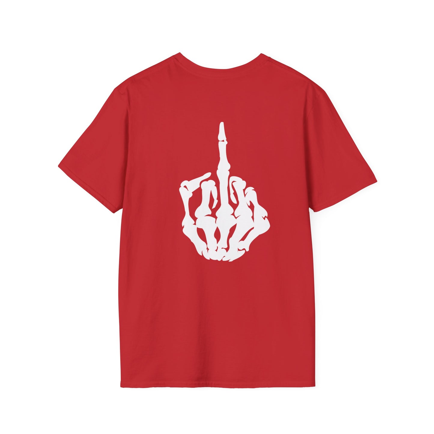 Z - Skeleton Flipping Off T-shirt