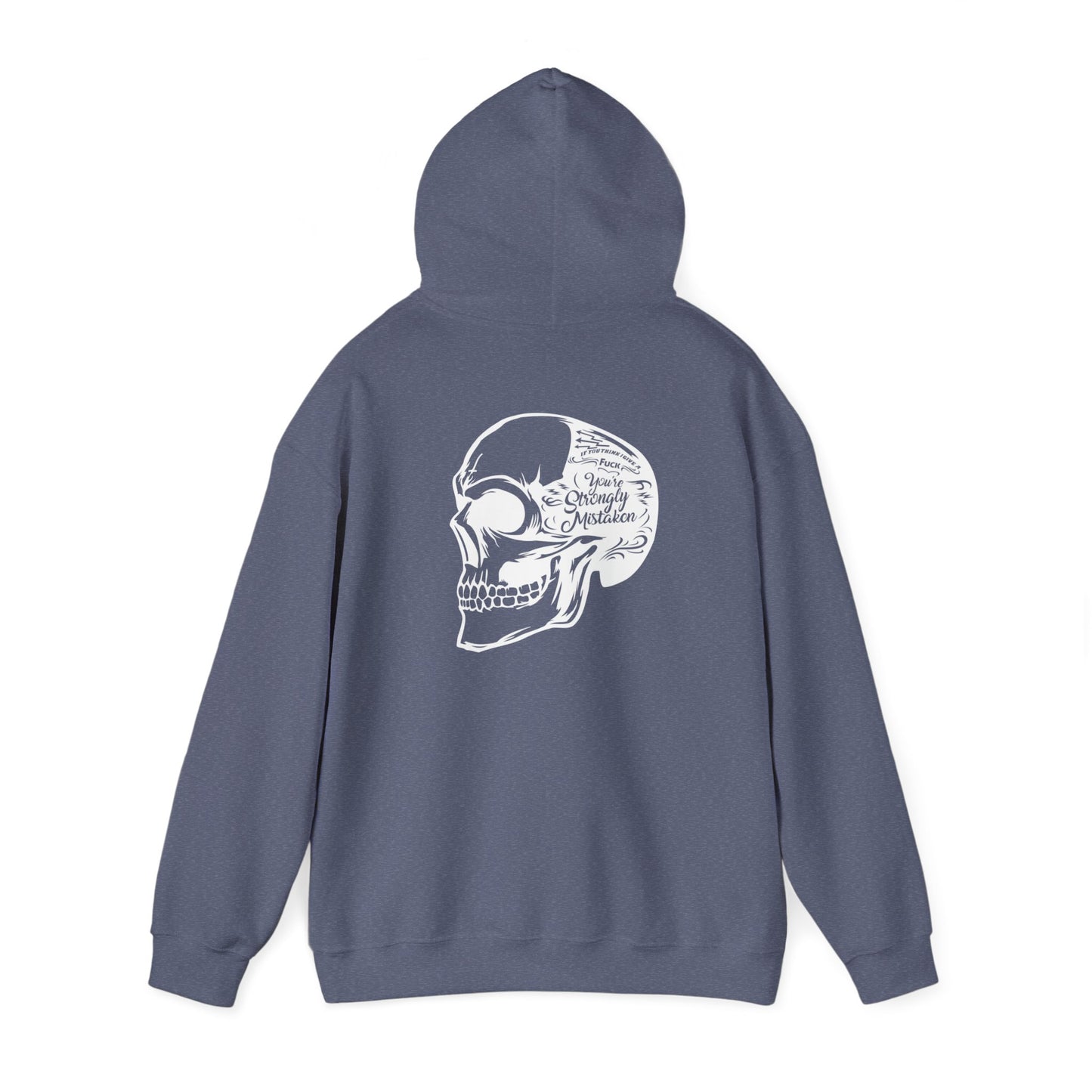 Z - Don't Give a Fuck Skull Hoodie (White Pattern)