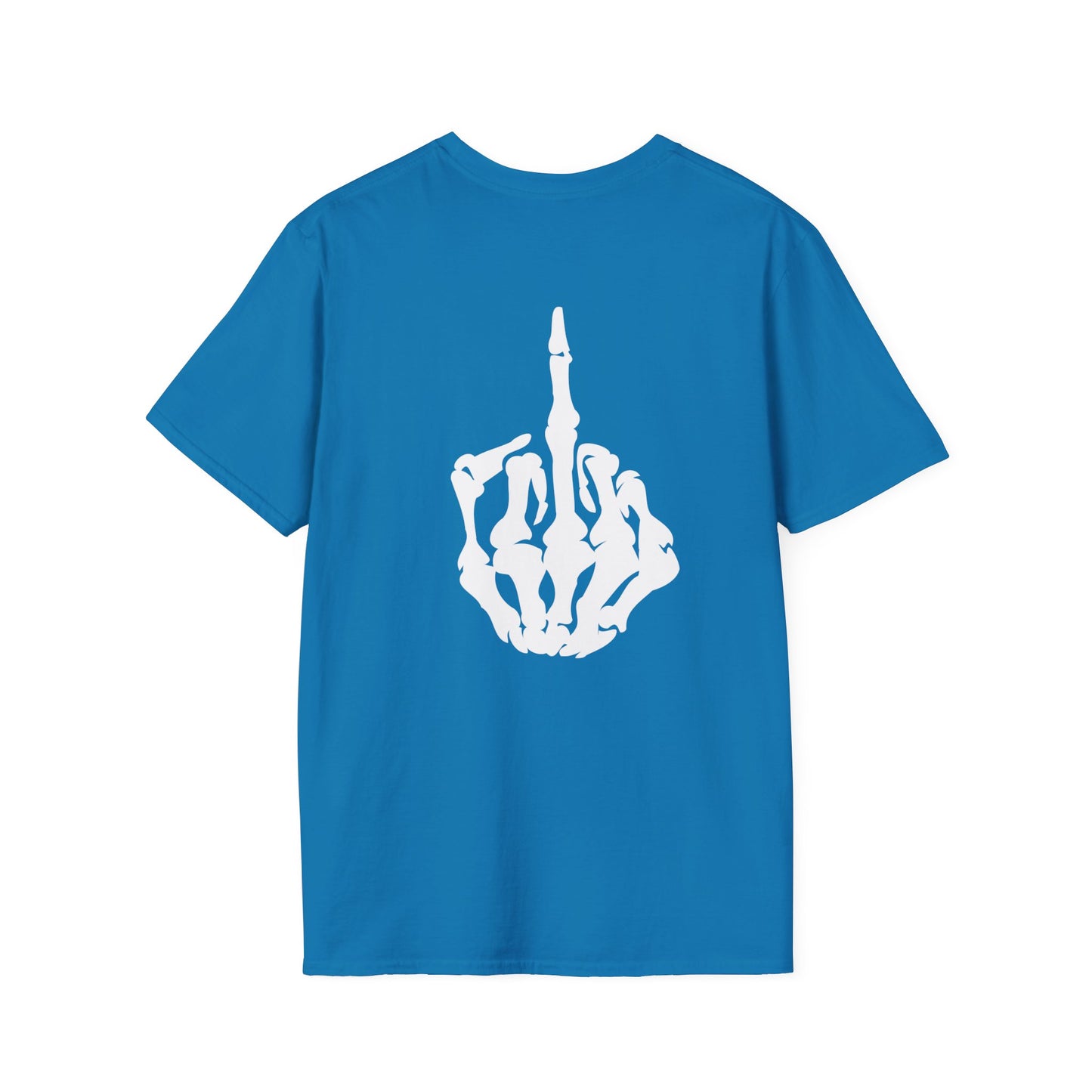 Z - Skeleton Flipping Off T-shirt