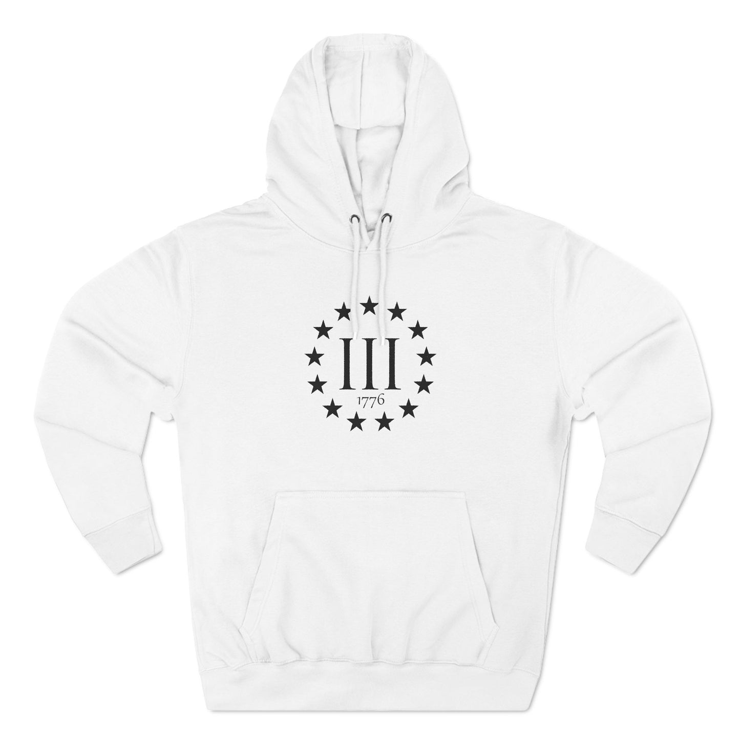 Three-Panel Fleece Hoodie