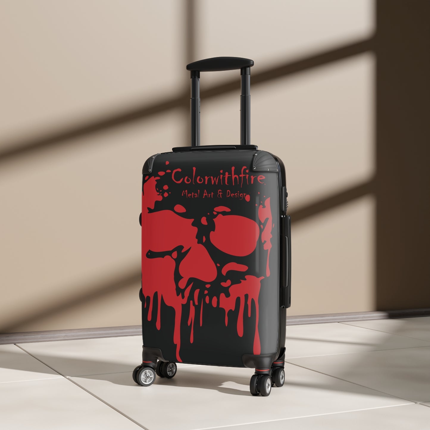 Z - Colorwithfire logo Suitcases