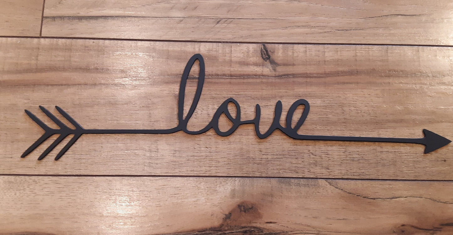 Love Arrow wall decor